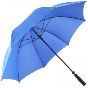 2019 o melhor vendendo o guarda-chuva aberto do golfe do manual da tela do pongee do quadro da fibra de vidro do windproof